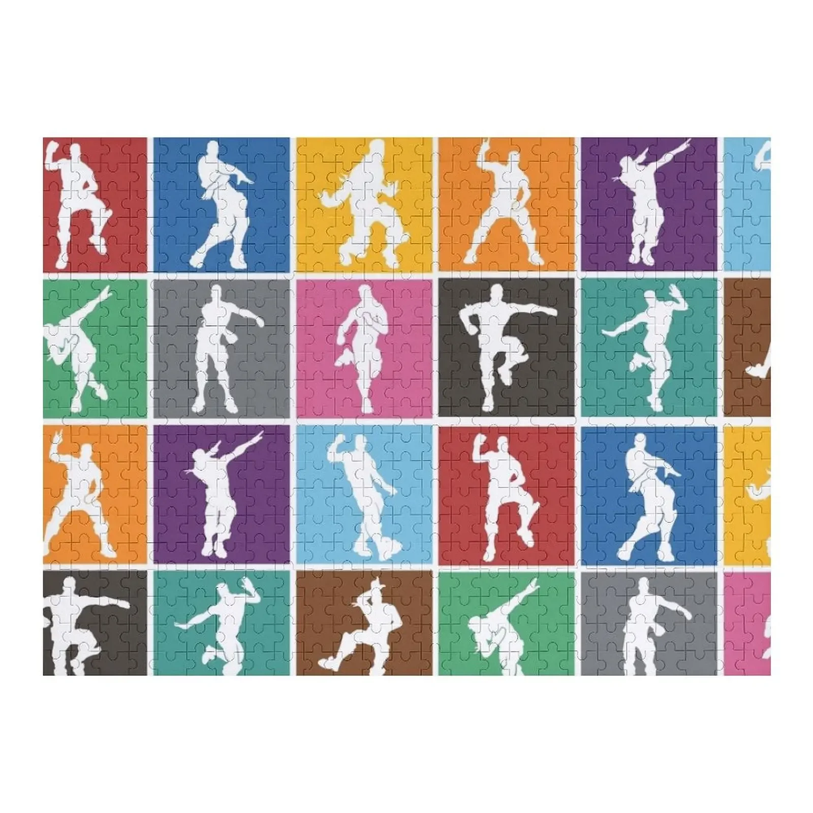 

Battle Royale Victory Dance Rainbow lattice Funny Jigsaw Puzzle Wood Name Iq Puzzle