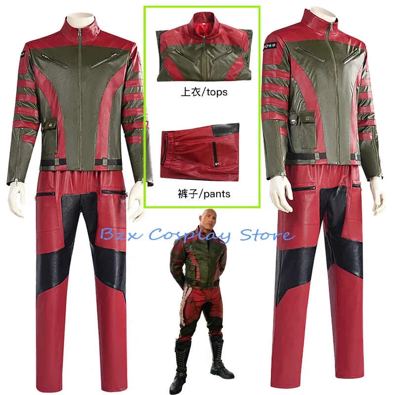 Drift Callum Cosplay Movie Red One Costume Callum Bodyguard Uniform Coat Pants Suit Halloween Party Suits for Man Outfit