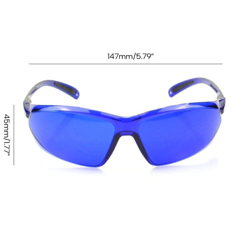 Golf Ball Finder Glasses for Locating Lost Golf Ball with Case & Drawstring Bag