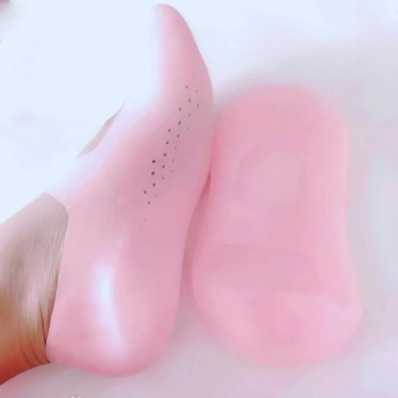 Silicone Anti-heel Dry Cracked Waterproof Socks Women's Heel Moisturizing Cover Cocoon Removal Foot Guard Breathable Belt Socks