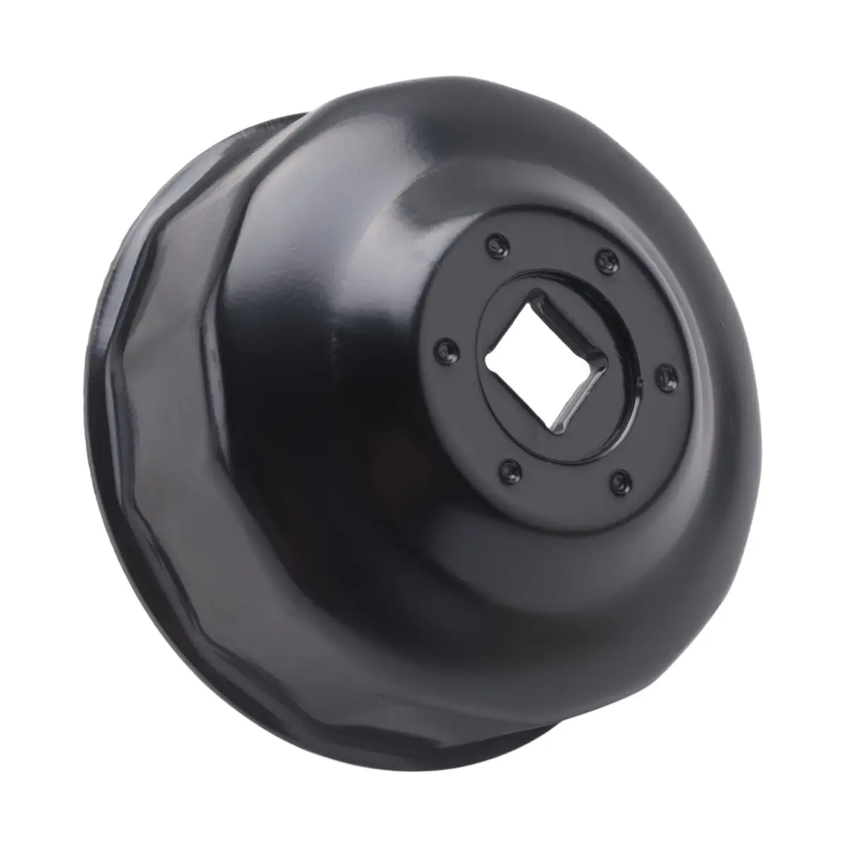 #40H Car filter ride,65mm x 14 Flutes Oil Filter Wrench Cup Socket Type Cap Remover Tool (black)