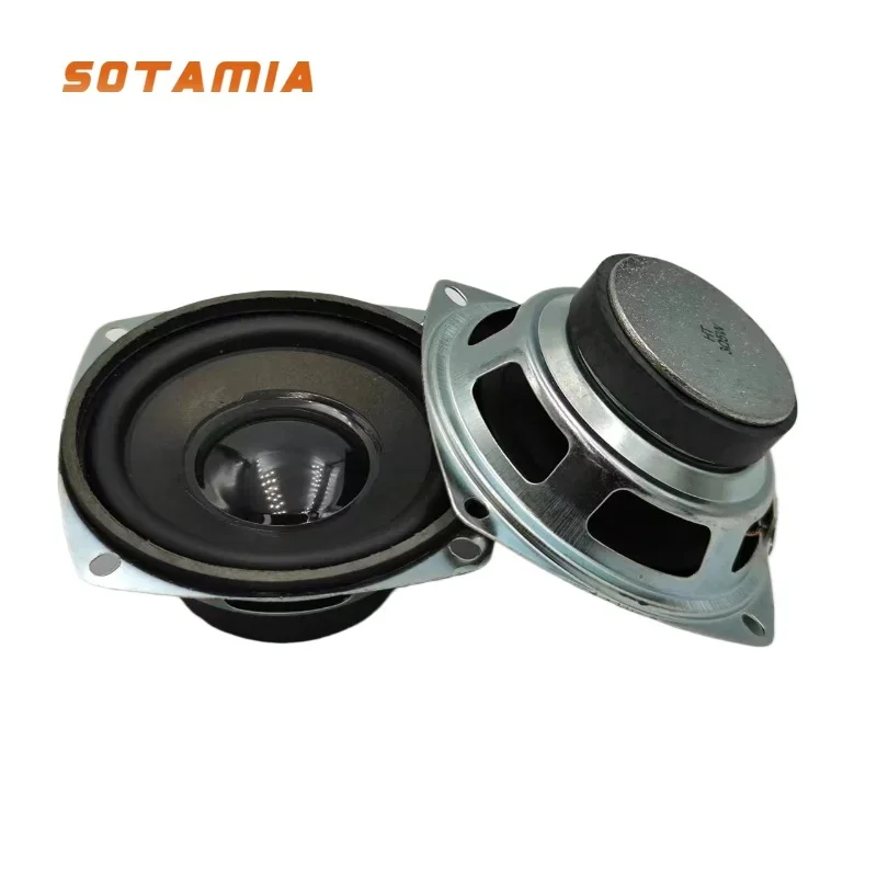 SOTAMIA 2Pcs 3 Inch Audio Full Range Speaker 78mm 3 Ohm 5W Sound Speaker Unit HIFI Loudspeaker Sound Music Home Theater