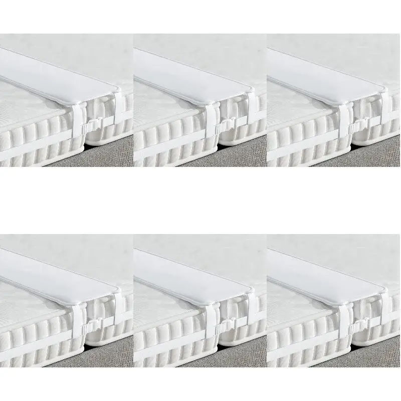 6Pack X(10Inch Extra Wide Bed Bridge Twin Converter Kit Split Filler Mattress Connector for Adjustable Bed