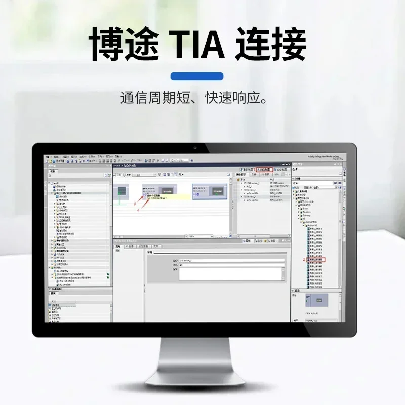 AMSAMOTION Profinet Remote IO Digital Analog Temperature Weighing Acquisition Module PN3A Input Output Compatible S7-300/1200
