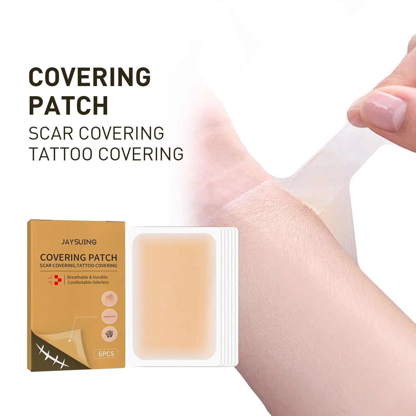 

Invisible Concealer Sticker Skin Tattoo Concealer Sticker Invisible Waterproof Skin Tone Concealer Sticker Skincare
