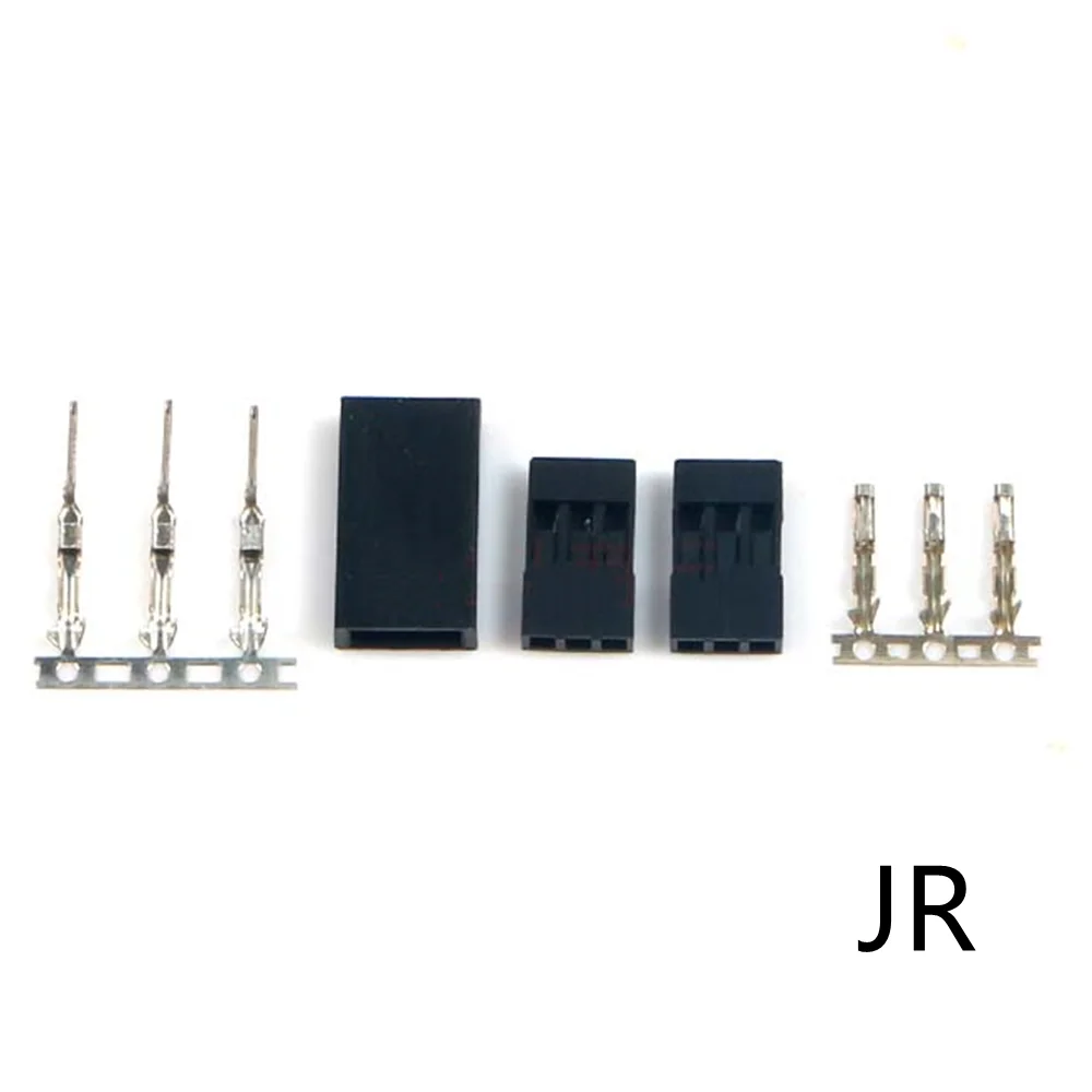 10-50PCS Lockable JR Futaba Servo Plug Connector Set Male Female Crimp Terminals Pin Kit for RC Battery and Model Aircraft - view 5