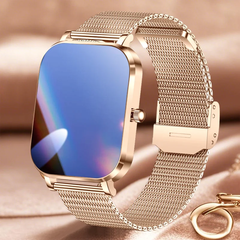 

2025 New Smart Watch Women Gift 8.8mm Ultra-thin Body Heart Rate Waterproof Outdoor Sport BT Call Smartwatch For Android IOS