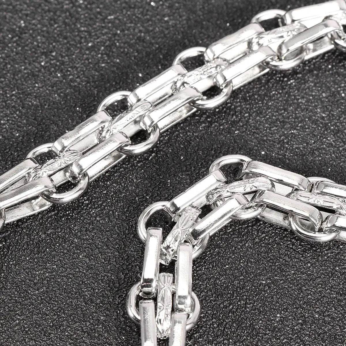 3Pcs 26cm Acrylic Alloy Bag Chain Accessories Shiny Polished Finish DIY Purse Straps Resistant to Rust Silver Bag Chains