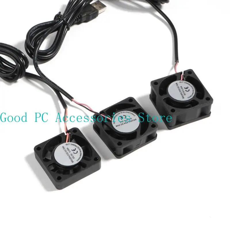 R53C USB FANS FANS CPU RADIATOR 5V 2PIN USB FANS для компьютерного радиатора корпуса