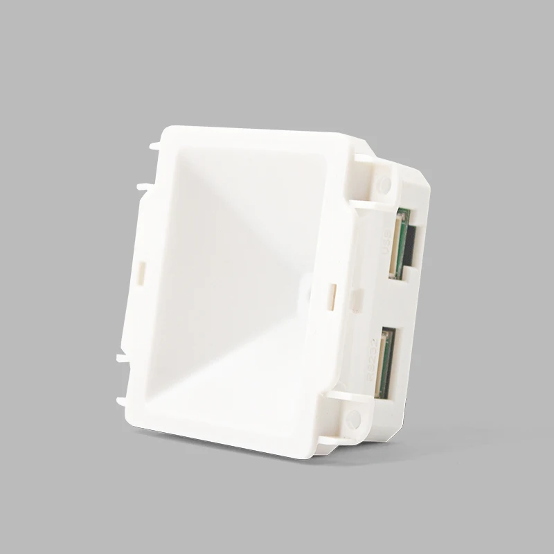 Escáner de código de barras QR, quiosco de interfaz TTL, máquina de código de barras montada fija pequeña, colector de datos 2D para gestión de inventario USB RS232