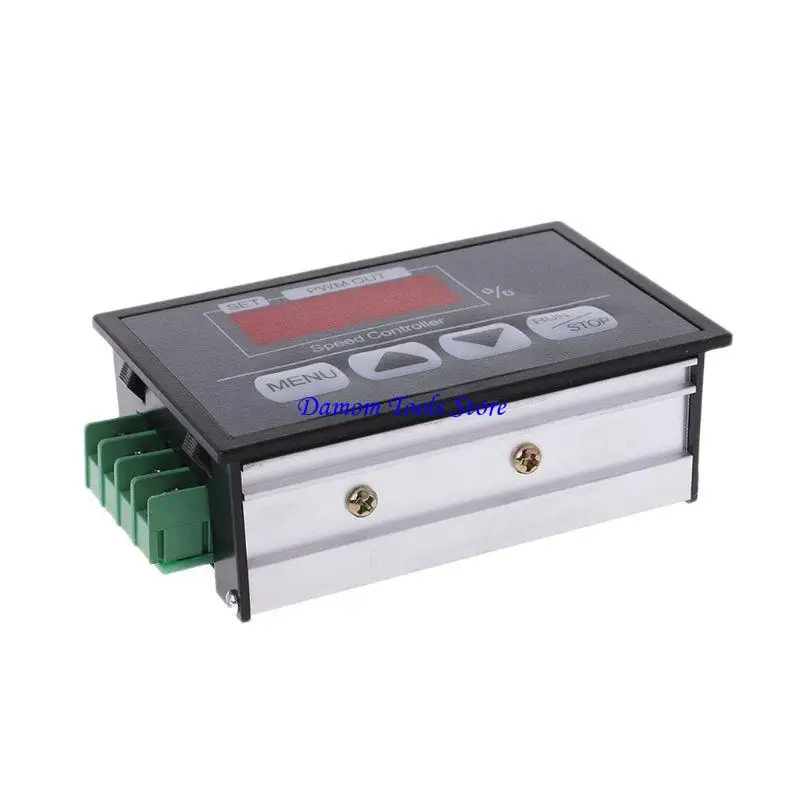 57BE 6-60V PWM for DC Motor Speed Controller With Digital Display Panel Button Govern