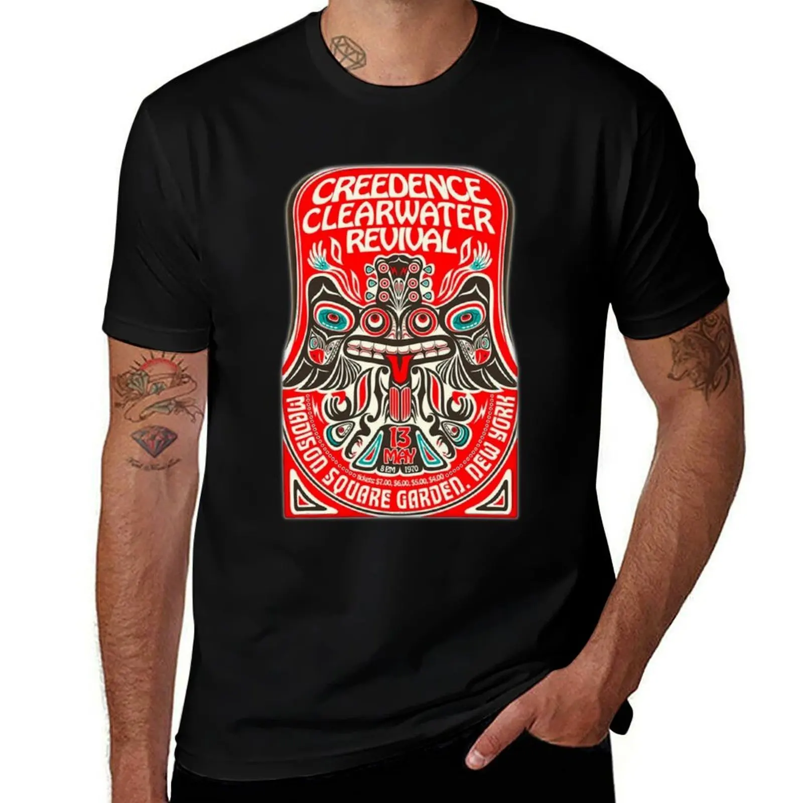 Creedence Clearwater Revival 1970 T-Shirt t shirts for man graphic vintage T-Shirt
