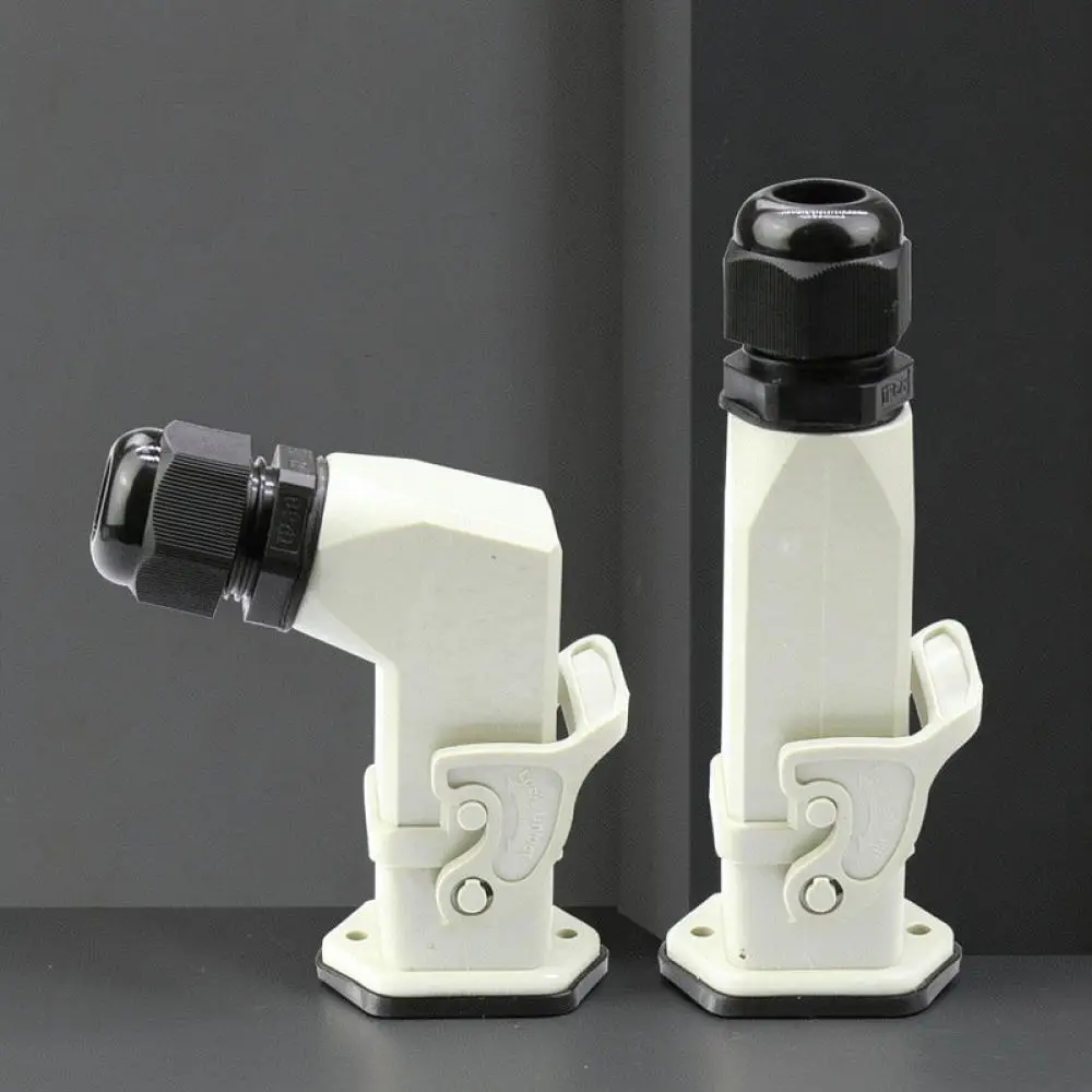 Automation Equipment Connector HA004 Heavy Duty Plug Plastic Housing M20 Side Entry Horizontal Surface Mount For WZAZDQ