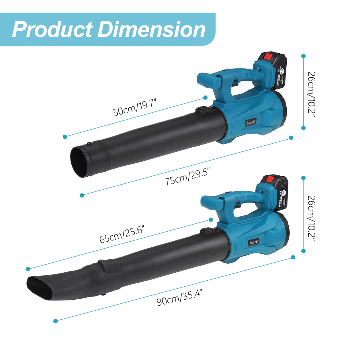 5000W Cordless Electric Air Blower 6 Speeds Handheld Leaf Blower Dust Collector Sweeper Garden Tools For Makita 18V Battery