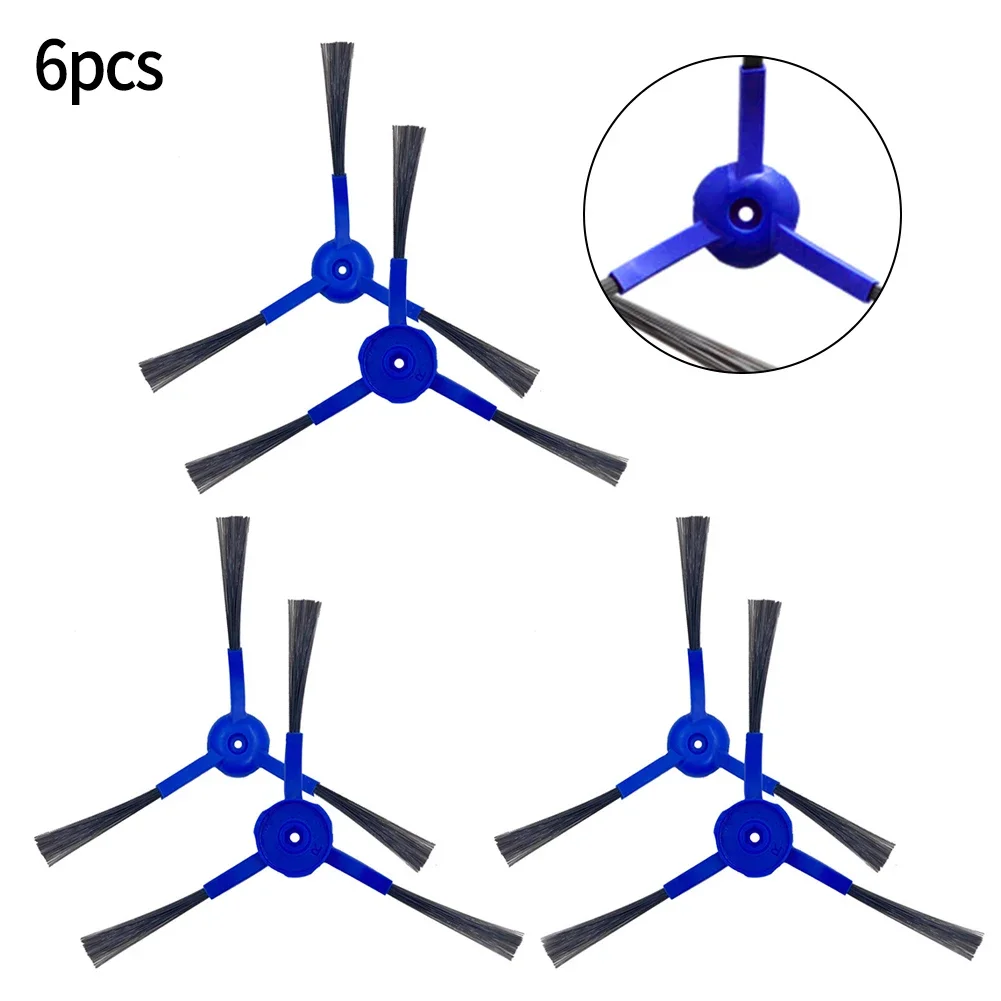 6 uds cepillos laterales para MEDION para X40 SW (MD 20040) Robot repuestos de aspiradora accesorios de repuesto