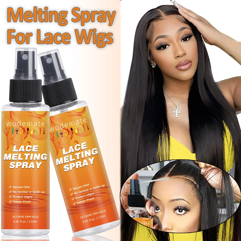 Wig Glue Waterproof 60ml Lace Glue 20ml Invisible Hair Bonding 150ml Strong Hold Glue for Wigs 120ml Melting Spray for Lace Wigs