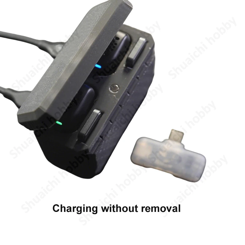 1PCS For DJI Mic Mini Wireless Microphone Mobile Version (One-to-Two) Charging Storage Case Portable Carry Box Modified Parts