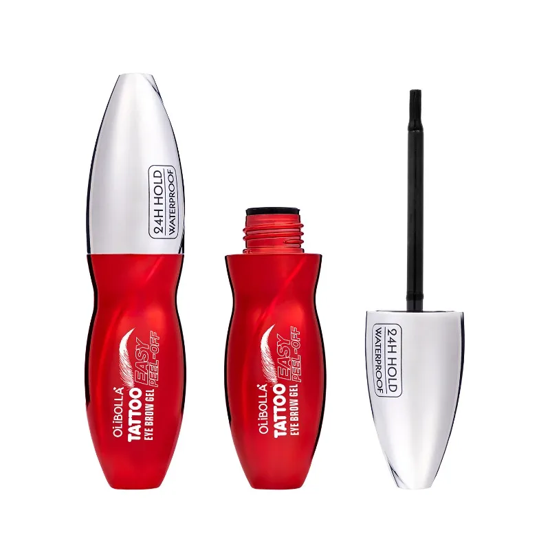 Waterproof Peel Off Brow Tint Gel Long Lasting No Smudge Natural Feathered Brows Easy To Remove No Residue for All Day Wear