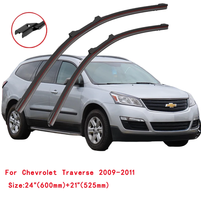 Per Chevrolet Traverse 2009-2024 Auto Parabrezza Spazzole Tergicristallo Parabrezza Anteriore Rondella Accessori Finestra Parti di Ricambio