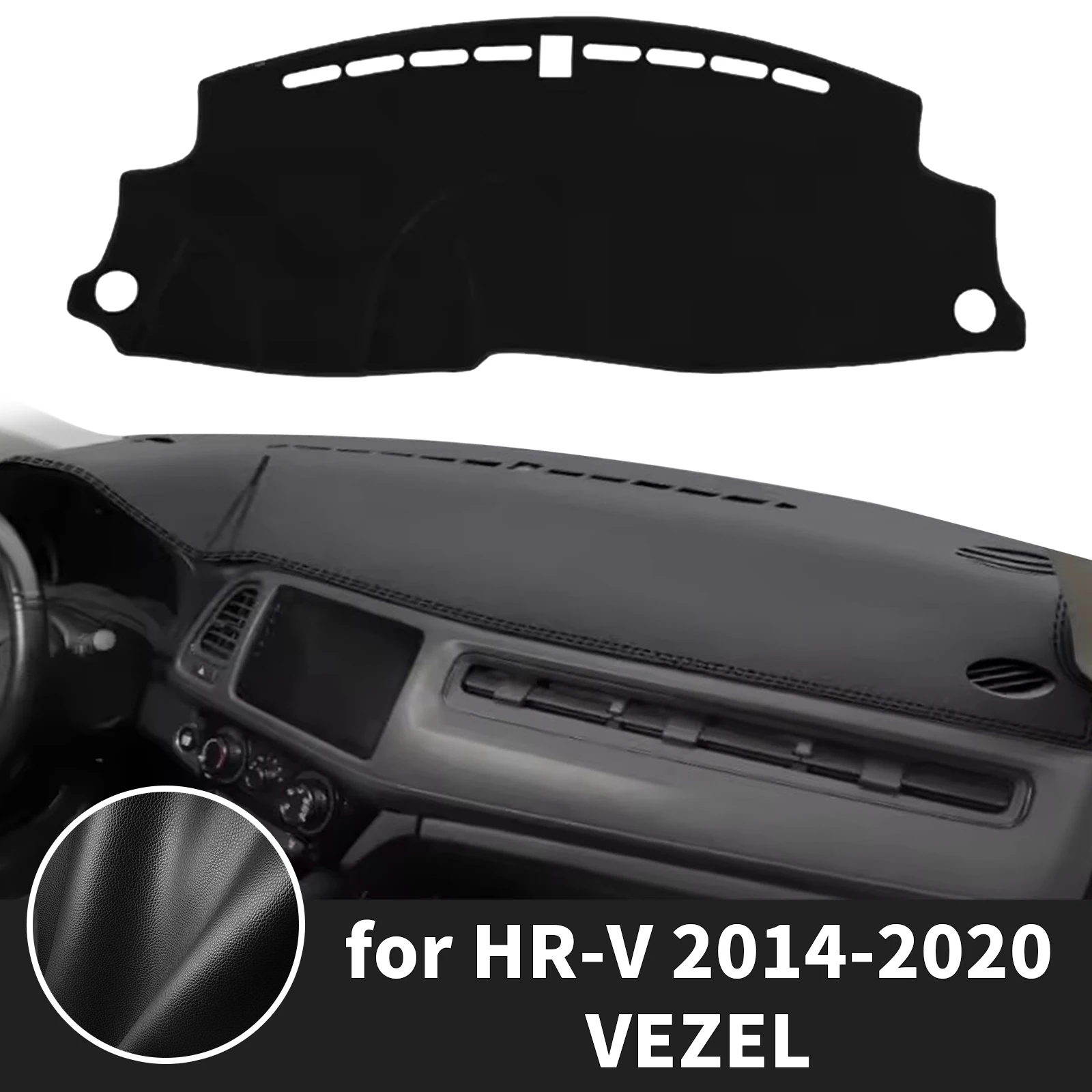 for VEZEL 2014 2015-2020 HR-V HRV HR V Dashboard Cover ​​Fit Dash Mat Sun Protection Anti‑Reflection Cover Dash Pad Dashmat