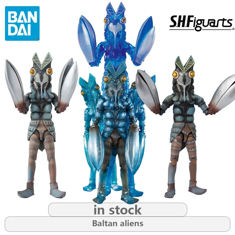 

BANDAI Original S.H.Figuarts Series Alien Baltan Anime Action Figure Model Toys Movable Model Ornaments Gifts Fo Boys