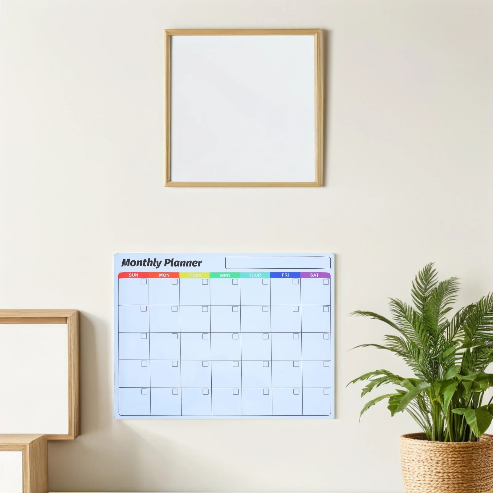 

Dry Erase Whiteboard Sticker 12X16In Removable Adhesive Calendar Planner For Wall Undated Monthly Organizer Self Adhesive Dry