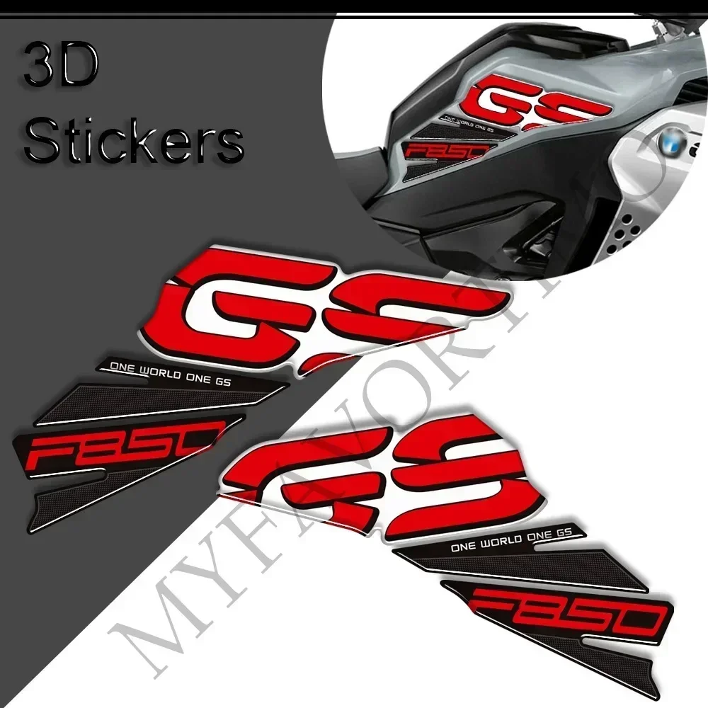 

F850gs Fit Bmw Motorcycle Decals Adventure Tank Pad Grips Stickers Protection Gas Fuel Oil Kit Knee 2019-2023