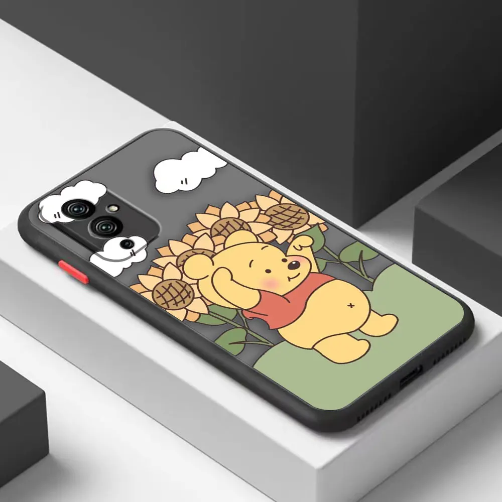 Matte Phone Case for Oneplus 10 9 8T 8 7 7T 6 6T 5 5T PRO NORD CE 2 N10 N100 5G Case Funda Capa Shell Disney\'s Adorable Pooh