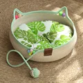 Green cotton pad