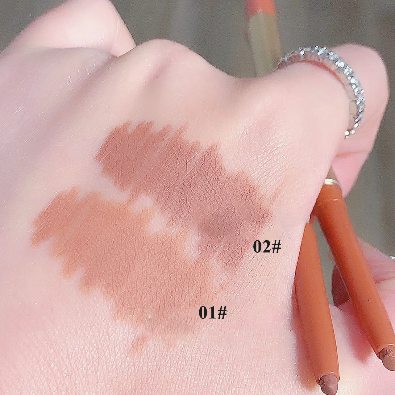 SWEET MINT Lip Liner Matte Trucco duraturo Non facile da macchiare Tazza Contorno Rossetto a forma di labbro