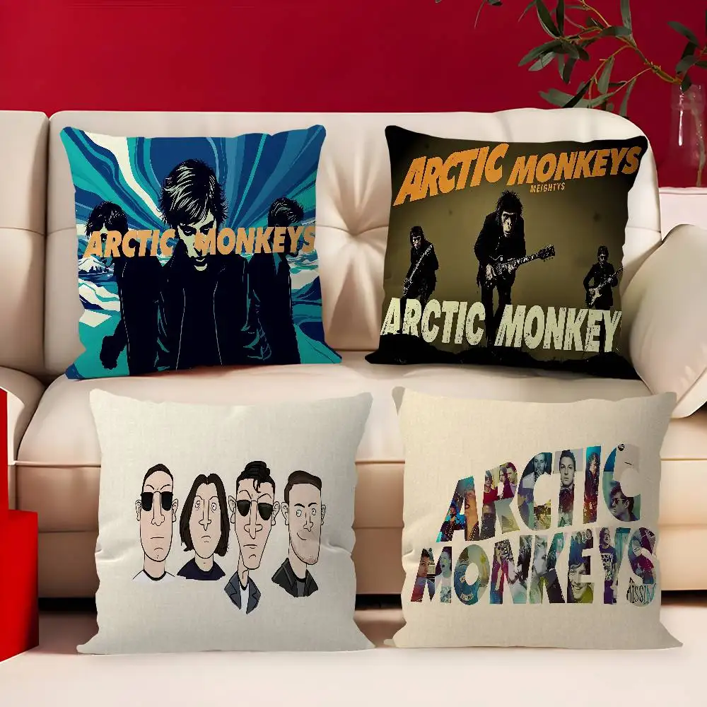 Band ARCTIC MONKEYS Personalized Pillow Cover Kids Bedroom Wild Party Decor Pillowcase kid Birthday shower Gift