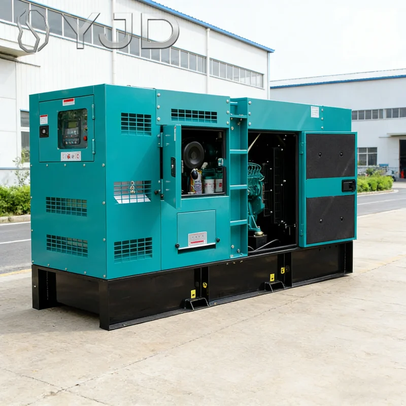 Construction Sites 200 KVA Diesel Generator 160-200kW Silent Type Open Frame 220V Auto Start ATS Price