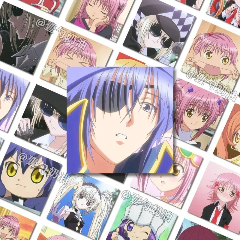 Shugo Chara Sticker Anime Hinamori Amu Tsukiyomi Ikuto Stationery Stickers Cartoon Water Proof Student School Supplies Decor