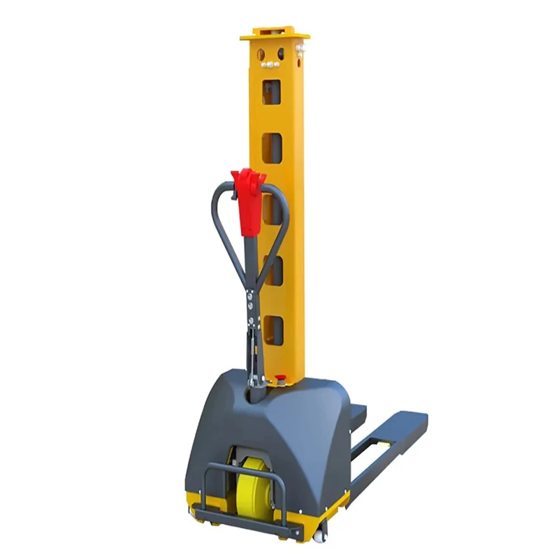 1 ton 1.1 m all- stacker high lifting truck self-platform Forklift Loading and unloading climbing truck