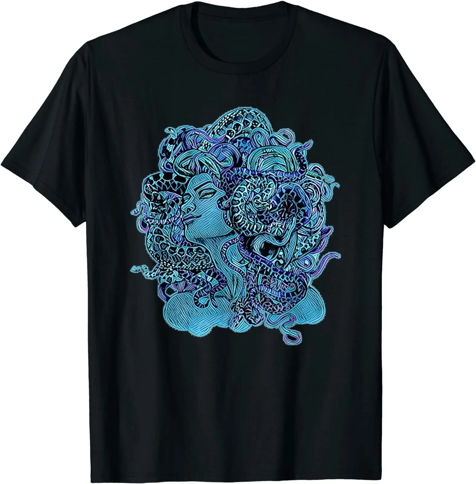 

Ancient Greek Mythology - The Monster Medusa T-Shirt. Summer Cotton Short Sleeve O-Neck Mens T Shirt New S-3XL
