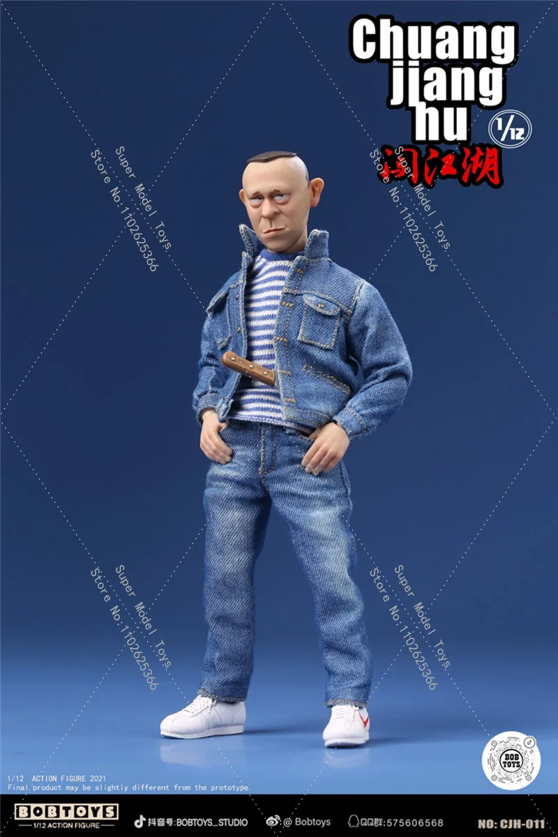 In Stock BOBTOYS CJH011 1/12 Scale Full Set Male Soldier Second Pipe Factory Ma Shuai Model Toy 6 Inch Collectable Action Figure