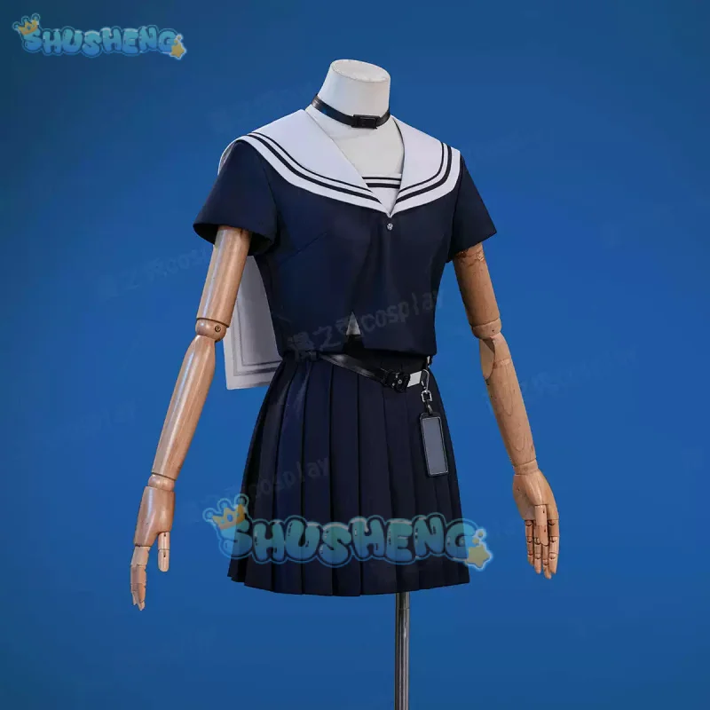 

Игра Wuthering Waves CHISA Косплей Костюм Униформа Хэллоуин Карнавал Вечеринка Рождественская игра Ролевая одежда Одежда