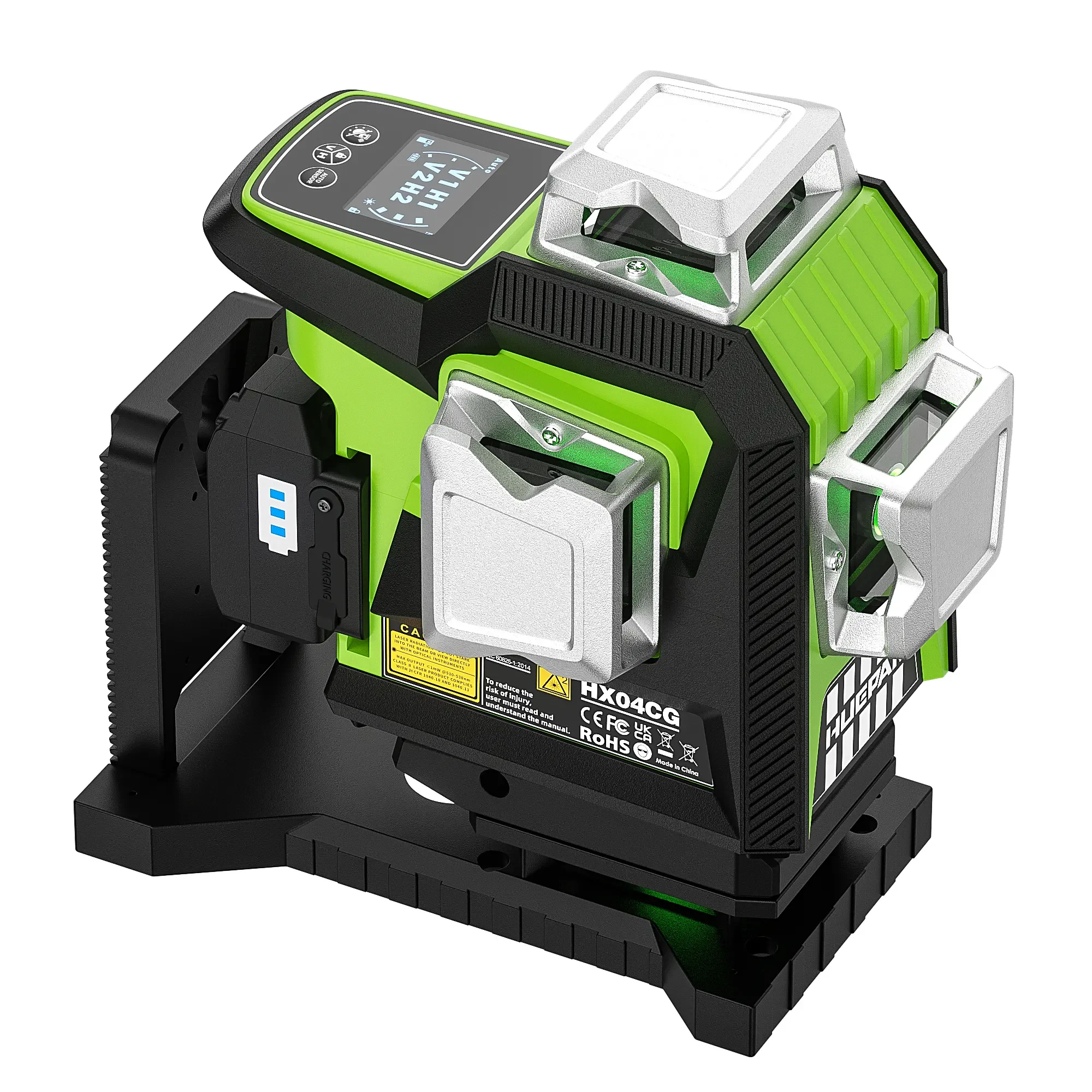 Premium Products 2026 Quality Guaranteed Factory Direct Sale Nivel Laser Huepar HX04CG LCD Screen Laser Level 16 Lines 4D
