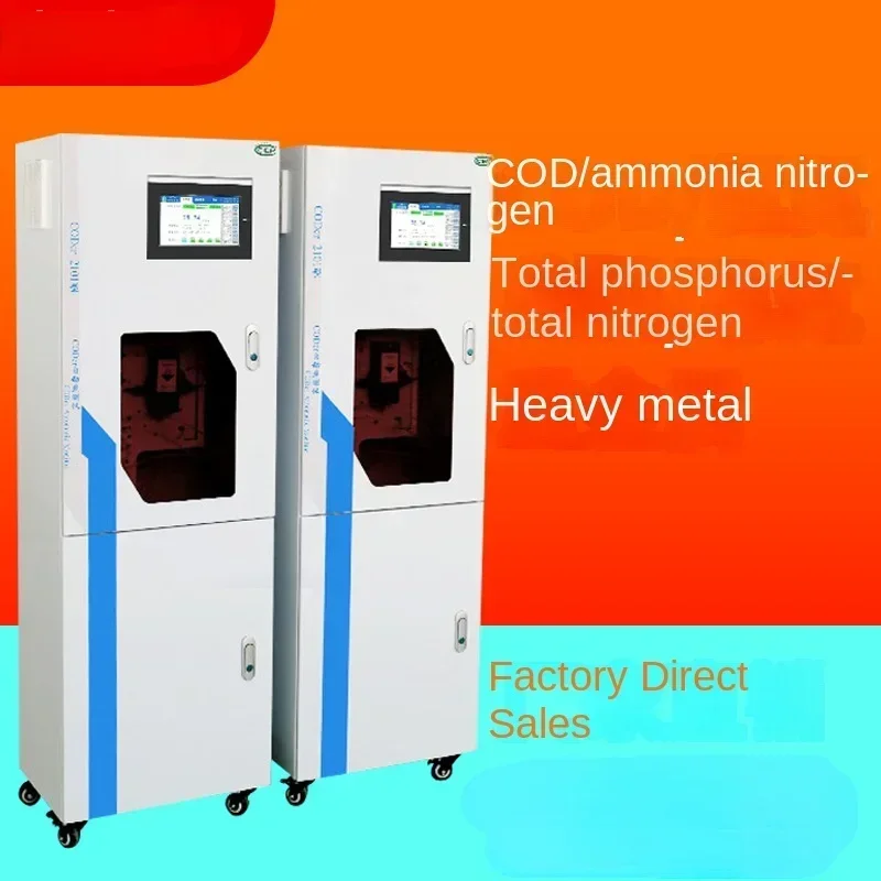 Industrial Cod Analyzer Ammonia Nitrogen Phosphorus Total Nitrogen Automatic Monitor Water Quality Heavy Metal Detector