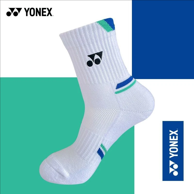 

YONEX New Badminton Socks Thickened Towel Bottom Sports Crew Socks Absorb Sweat And Deodorize Fitness Running