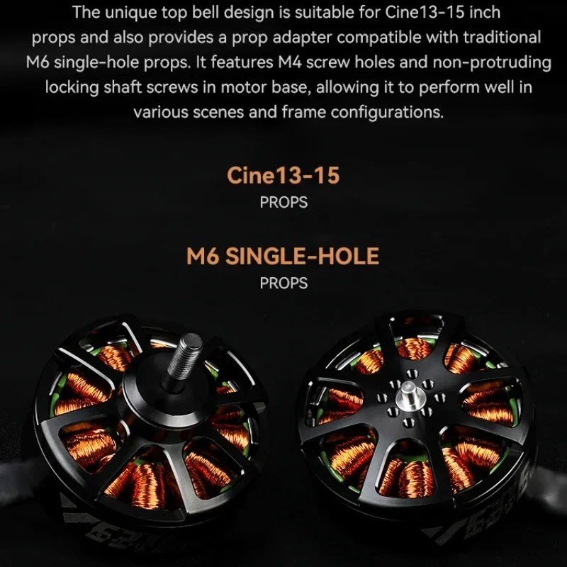T-MOTOR T-Hobby Drones DIY Parts Velox V5315 8-12S Motor For 13-15 Inch Cinelifter FPV drone For FPV Freestyle Version