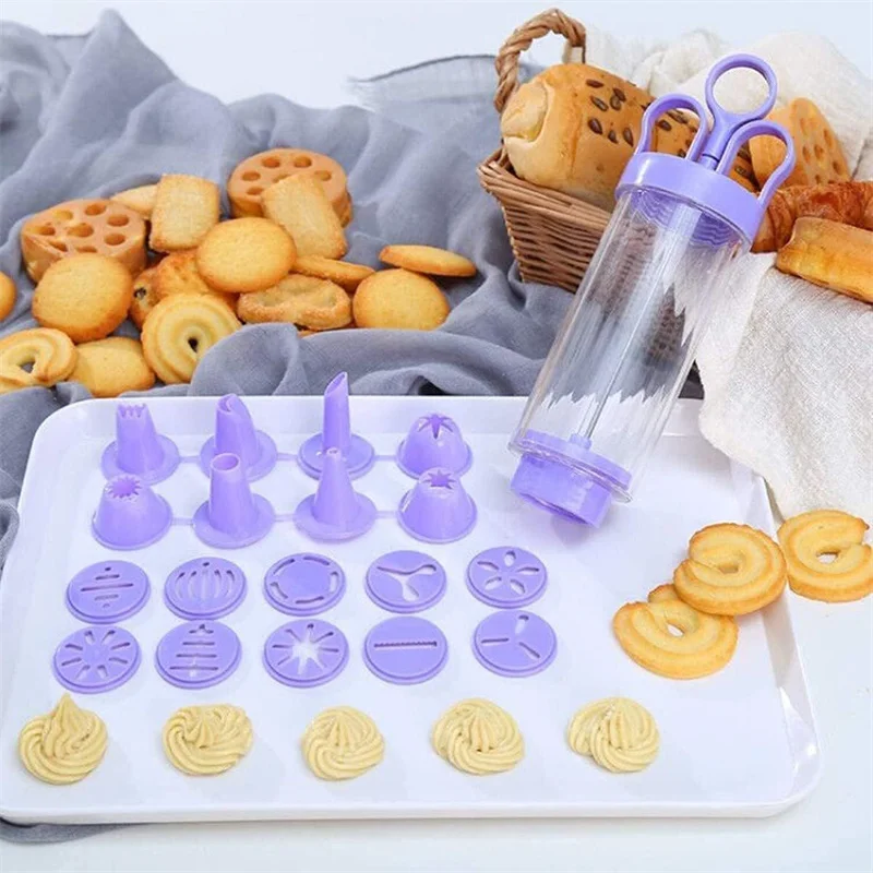 

Clay Extruder Gun Fondant Extruder With 20 Tips Sugar Paste Extruder Cake Decor Tools Set