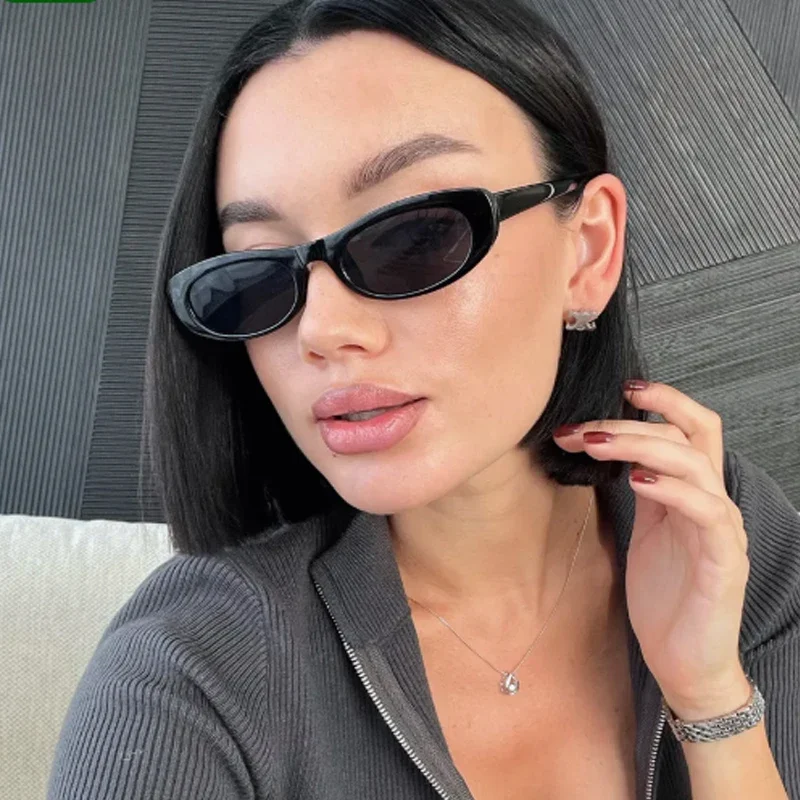1/3pcs Fashion Square Narrow Frame Sunglasses Women Simple Style Shades Small Eyewear Retro Brand Designer Sun Glasses Unisex