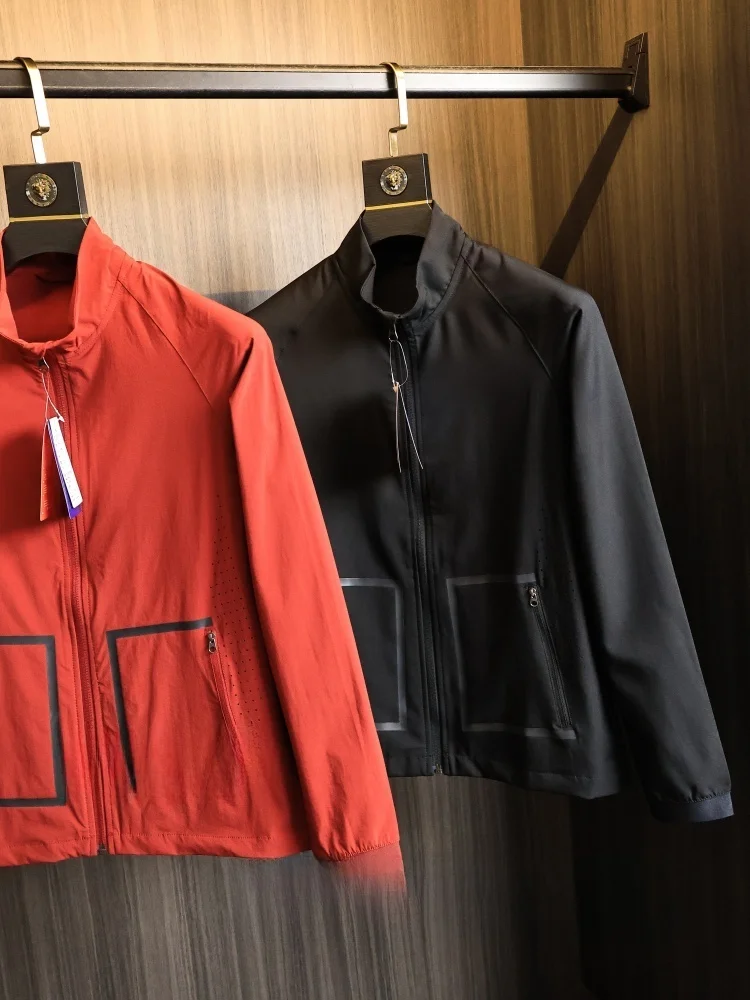 Quick Dry High Elastic Comfortable Breathable Outdoor Jacket for Men And Women Lightweight Moisture Wicking Stand Collar