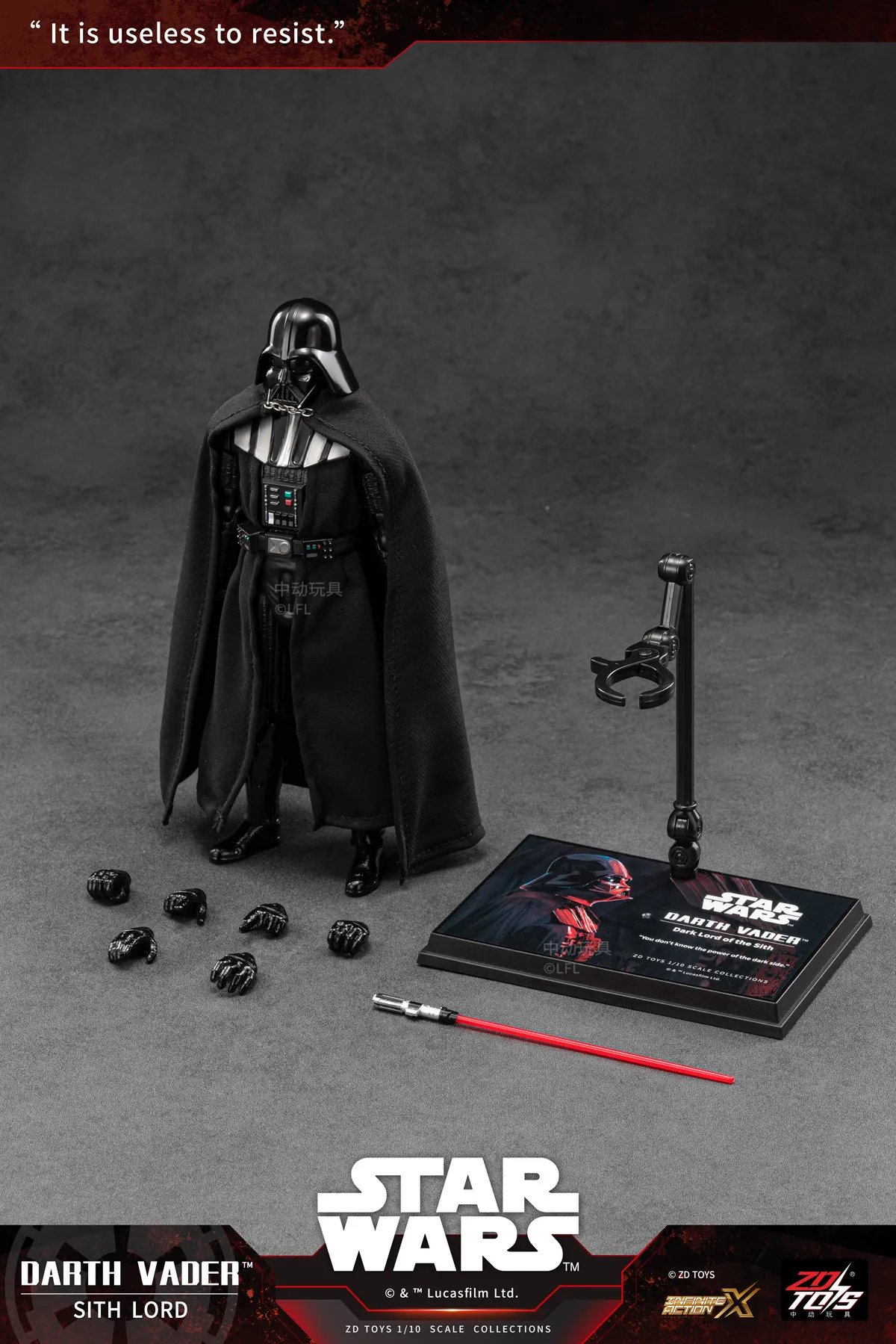 ZD Toy 1/10 Star Wars Darth Vader Stormtrooper Mandalorian Din