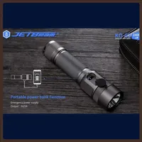 JETBeam KO-03 EDC Tacticus LED Flashlight - USB-C Rechargeable Water Resistant 2400 Lumens Everyday Carry Light