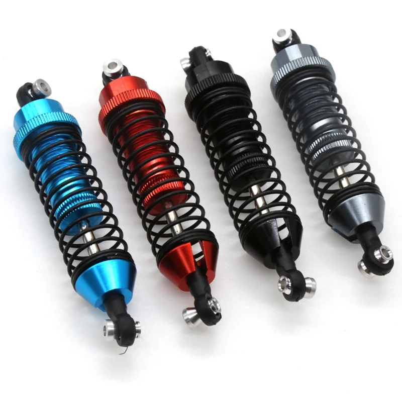 Amortiguador de Metal para coche teledirigido, 4 piezas, 85Mm, para Redcat Gen8 Gen 8 Scout II 1/10 RC Crawler, piezas de actualización