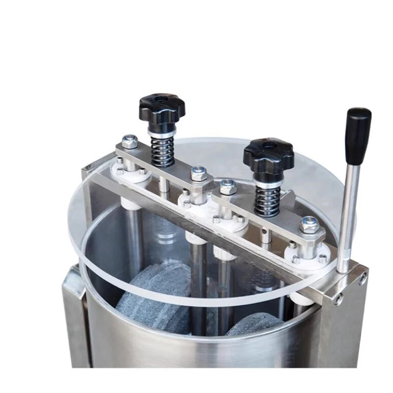 Paste Machen Mahlen Mischen Ganash Schmelzen Lagerung Tank Kleine Stein Mühle Schokolade Mixer Melanger Maschine