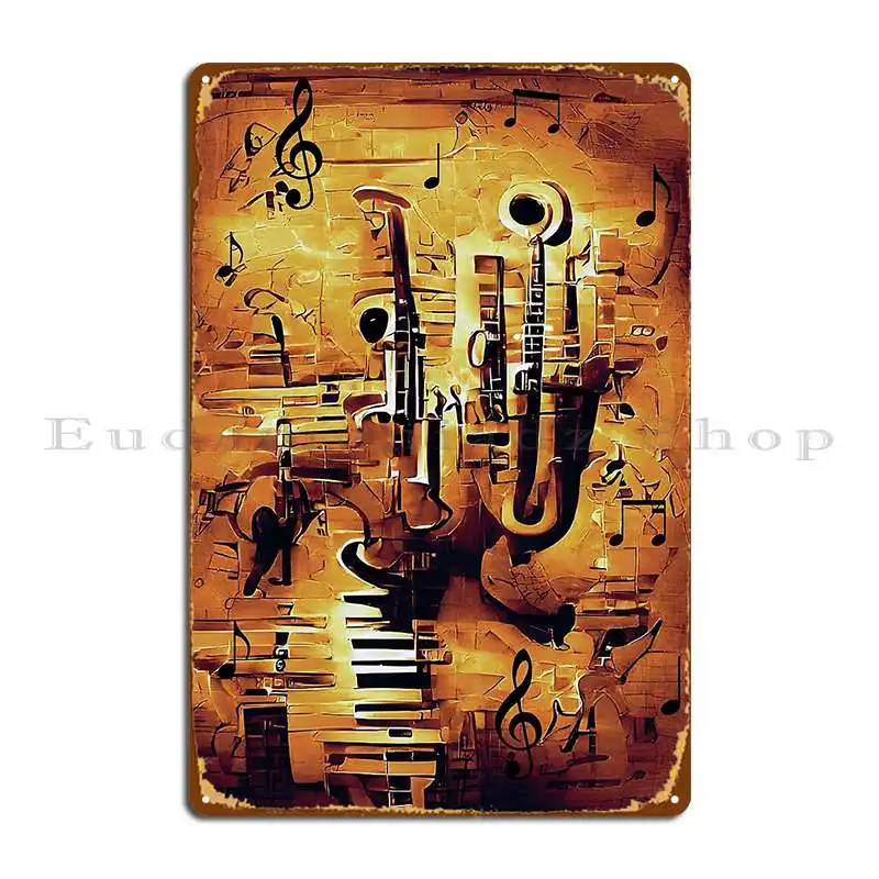 Tunes Of The Abstract Metal Sign Garage Party Customized Garage Wall Decor Tin Sign Poster