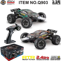 XinLehong Q903 RC Car 1:16 2.4G 4WD 52km/h High Speed Brushless RC Car Dessert Off Road Car RC Vehicle Models Toys for Children